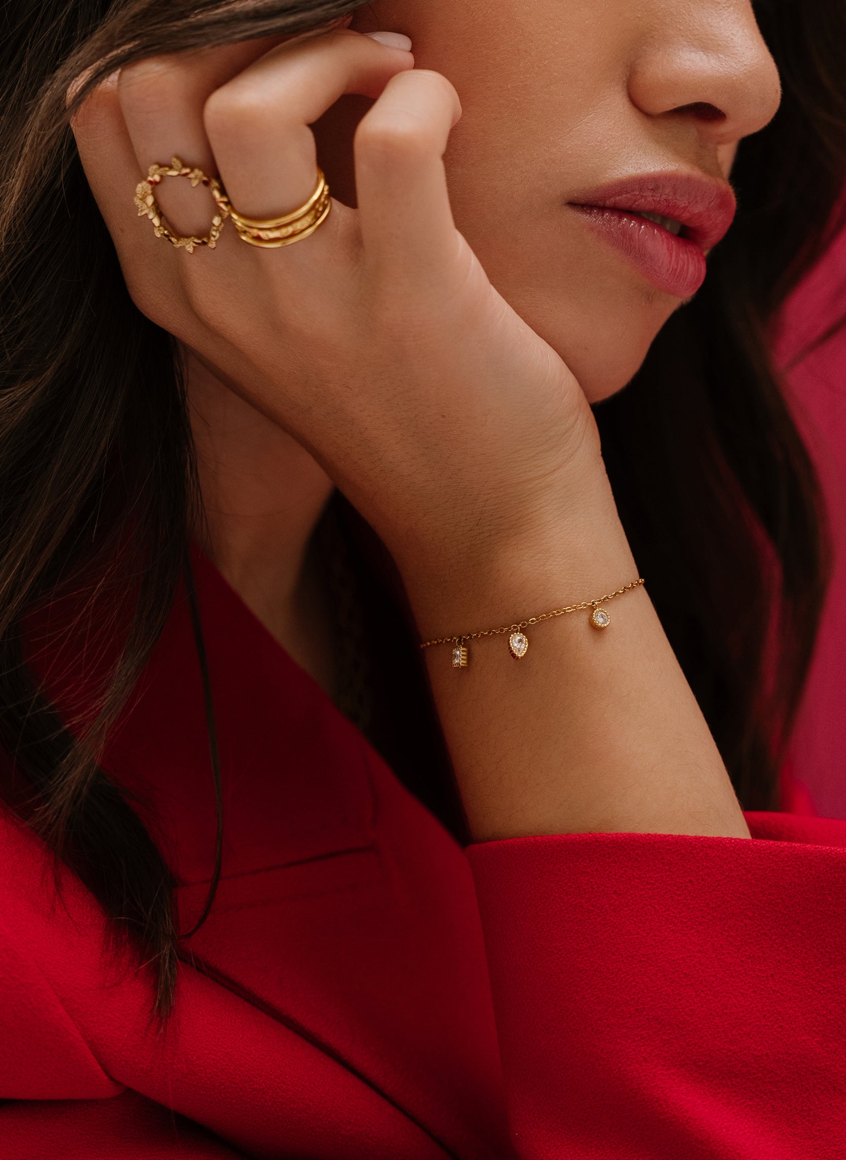 Chain bracelet Anya Étoilée