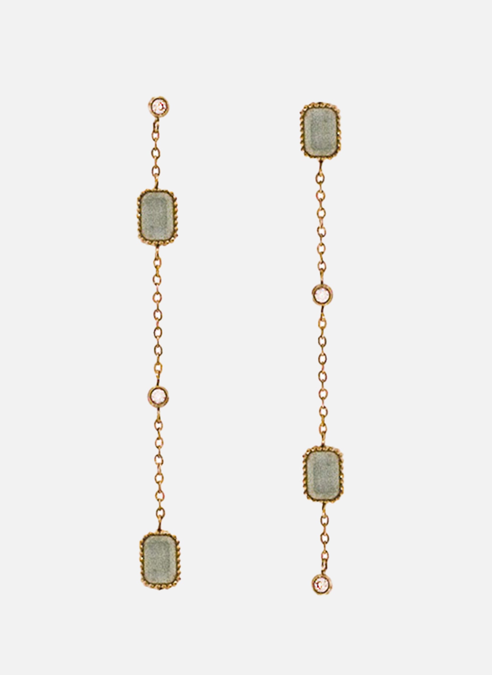 Boucles d'oreilles pendantes Cronos