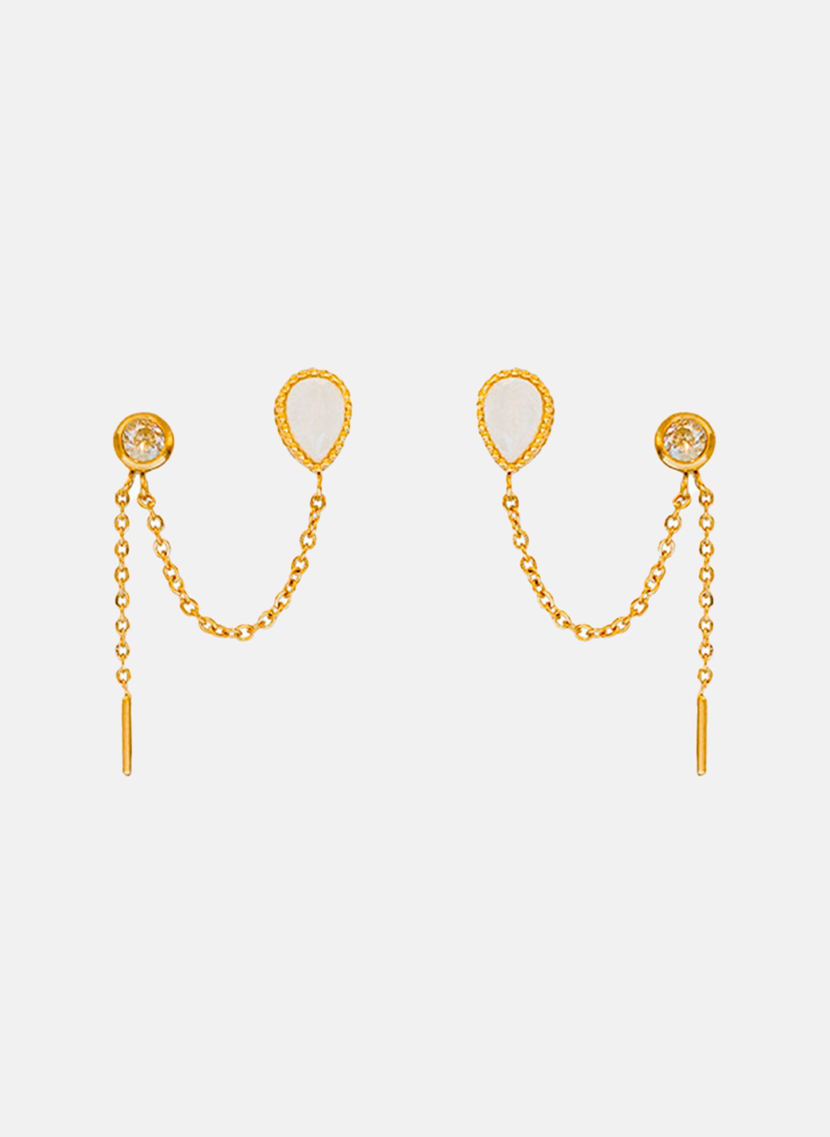 Boucles d'oreilles pendantes Cybele