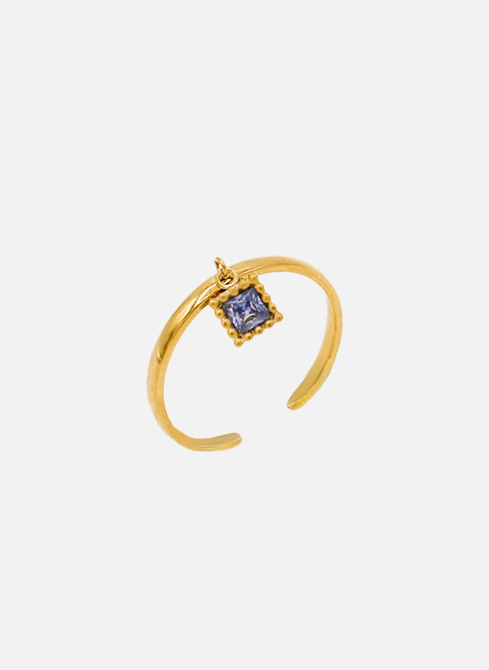 Bague fine Divya Carrée