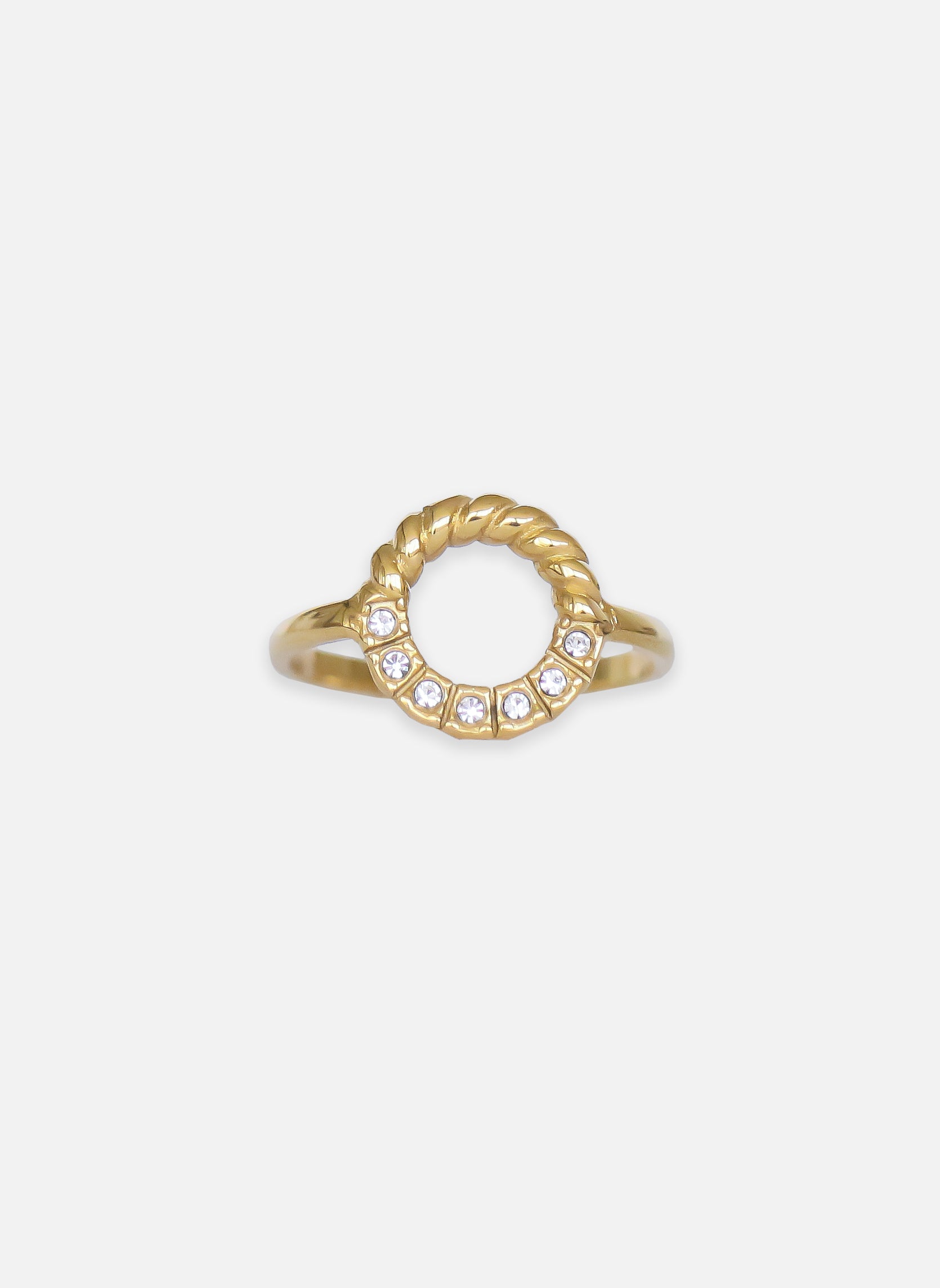Bague fine Halo