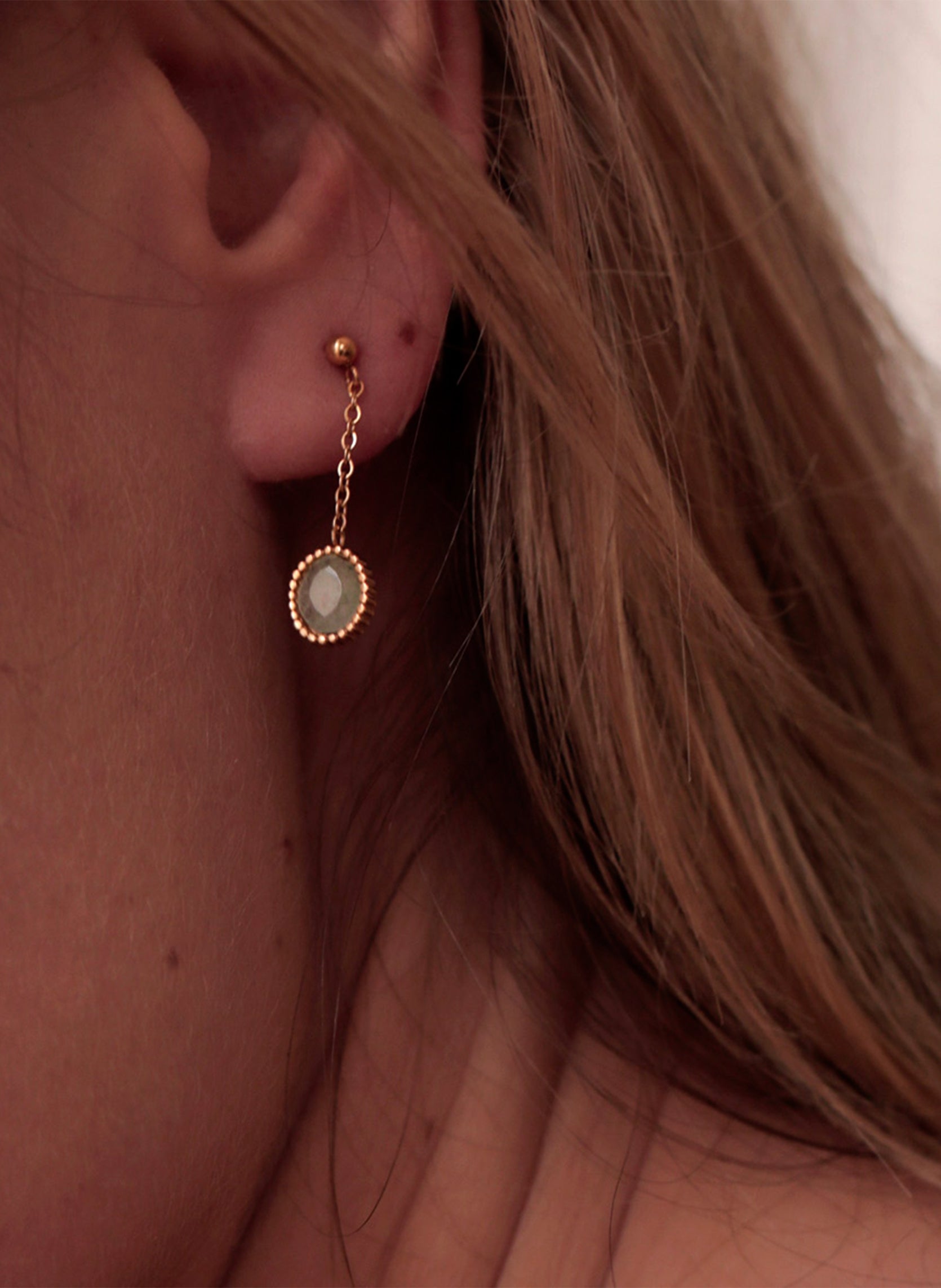 Boucles d'oreilles pendantes Hebe