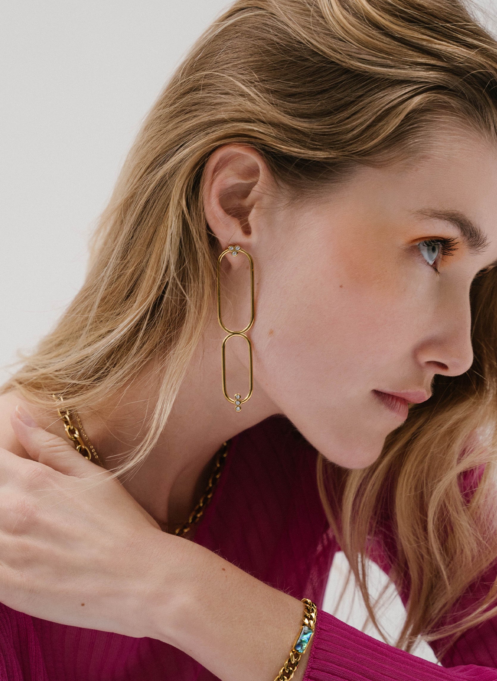 Drop earrings Héracles