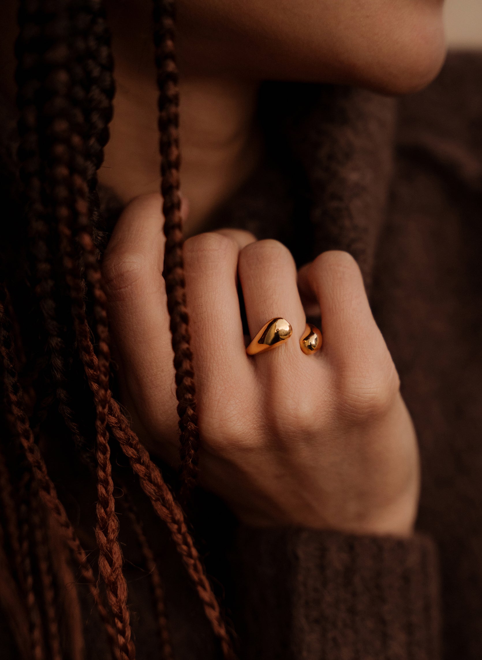 Large ring Irene