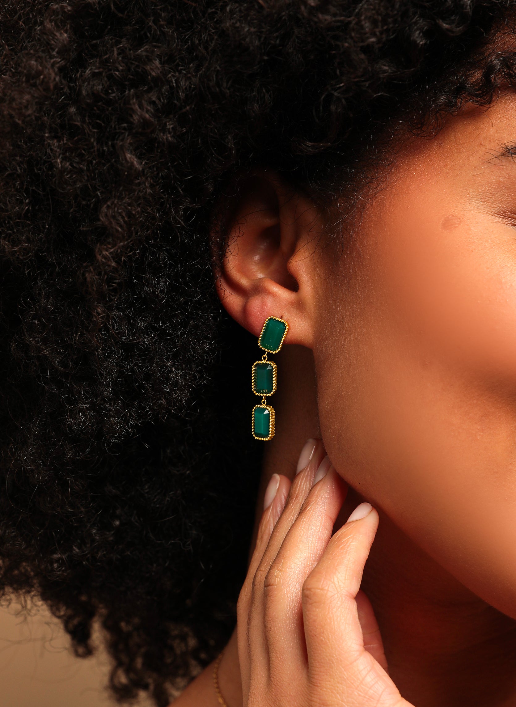 Drop earrings Kleio