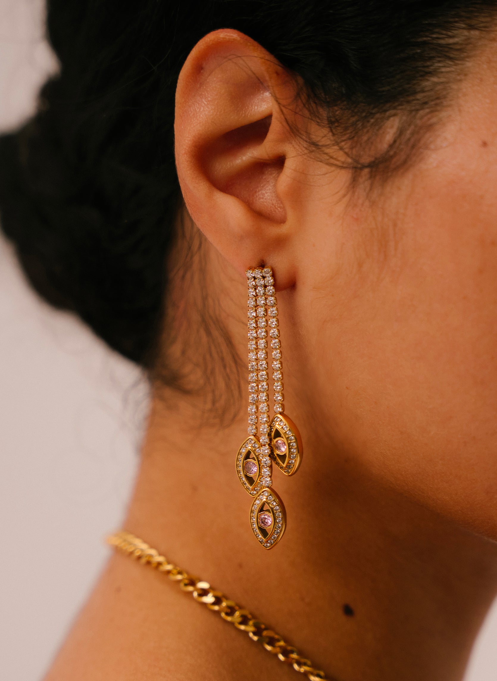 Boucles d'oreilles pendantes Luxor