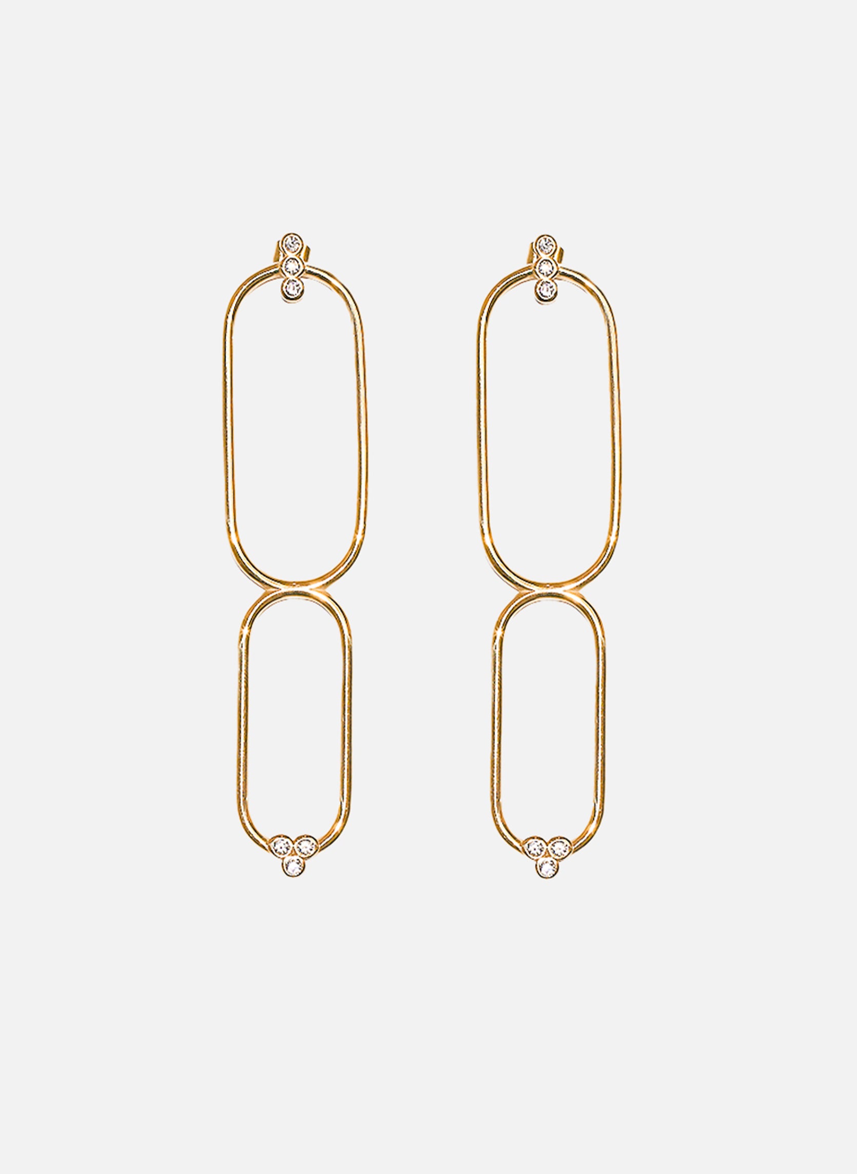 Drop earrings Prométhée