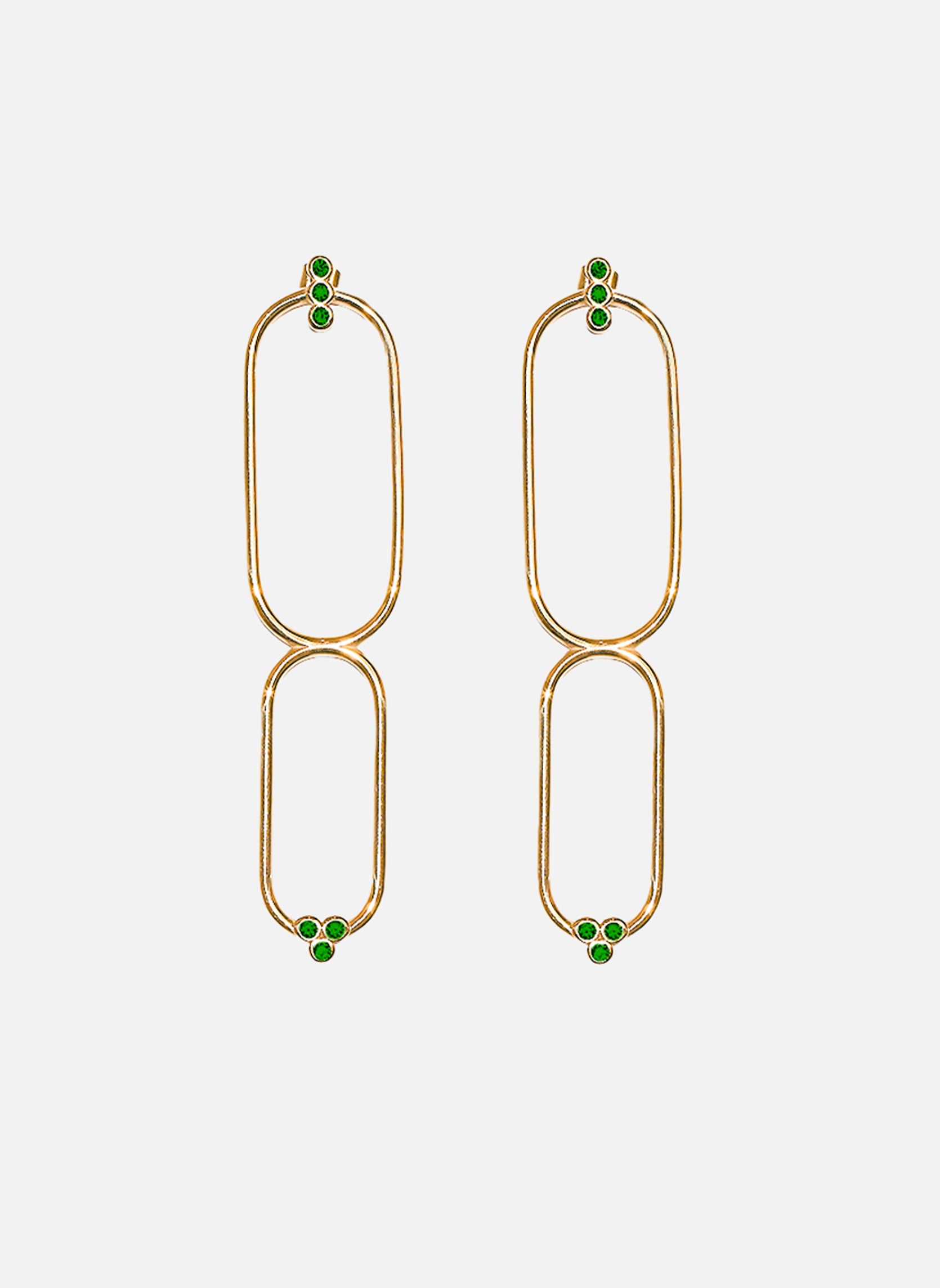 Drop earrings Prométhée