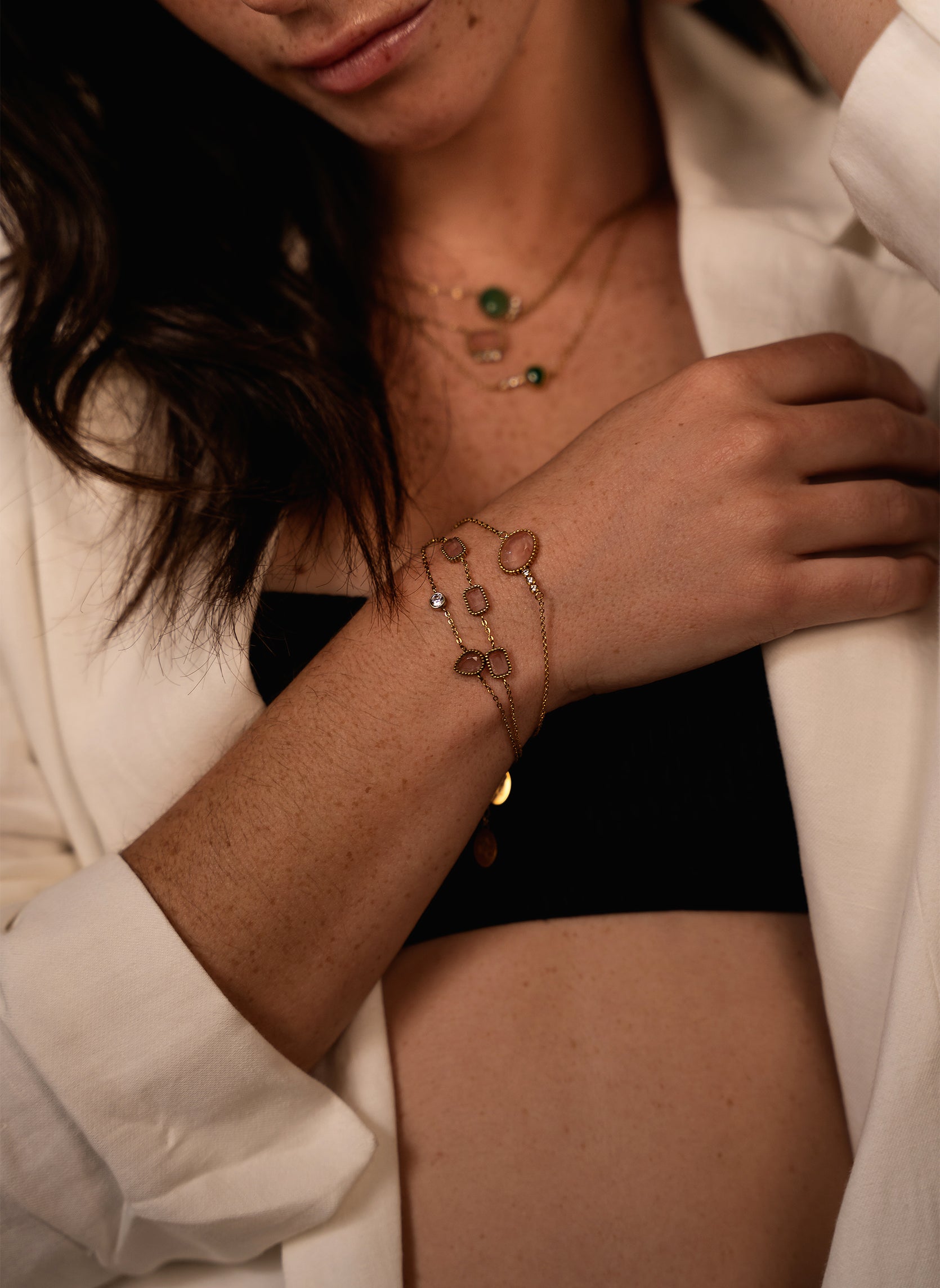 Chain bracelet Uranie
