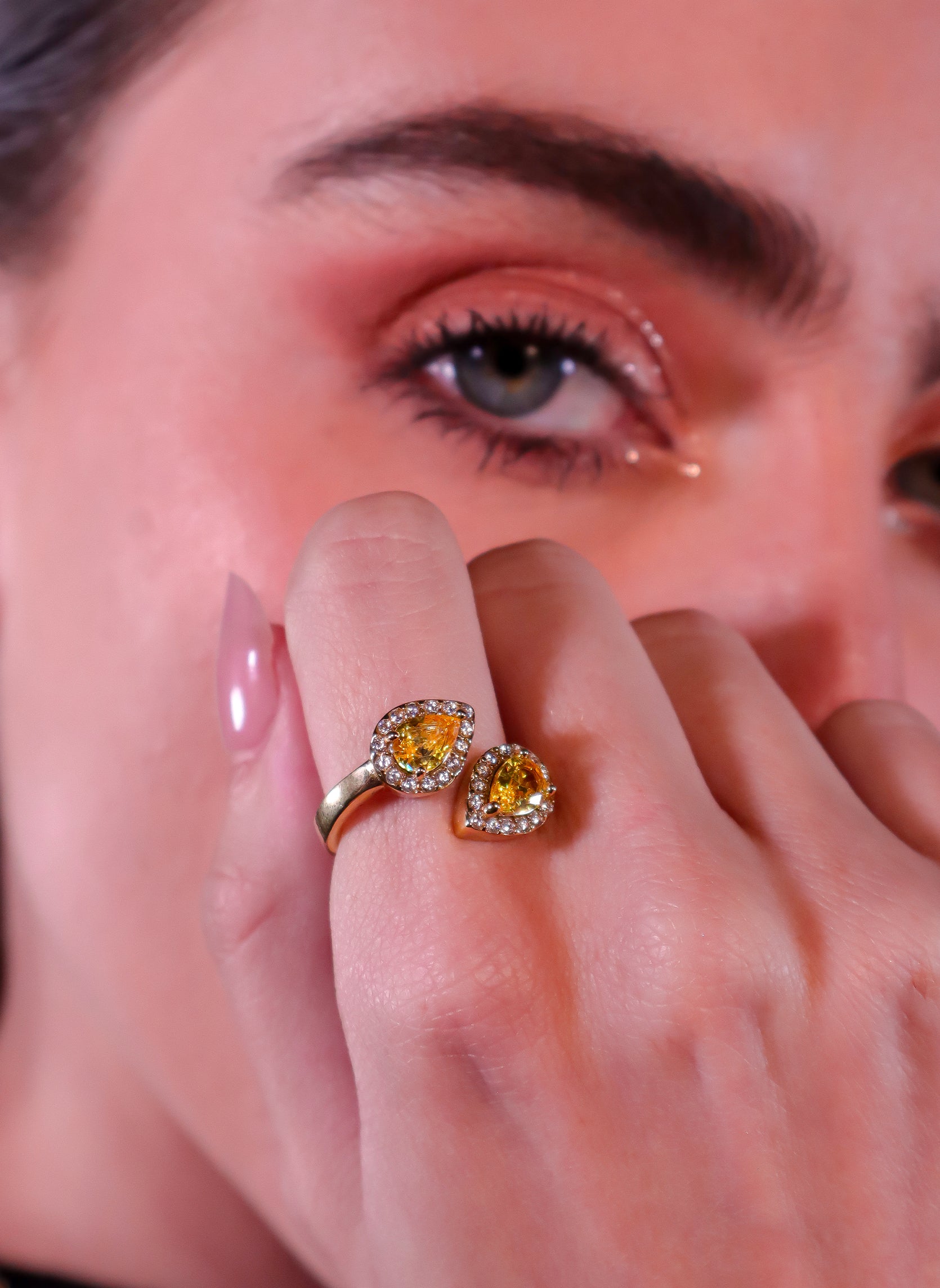 Large ring Marguerite