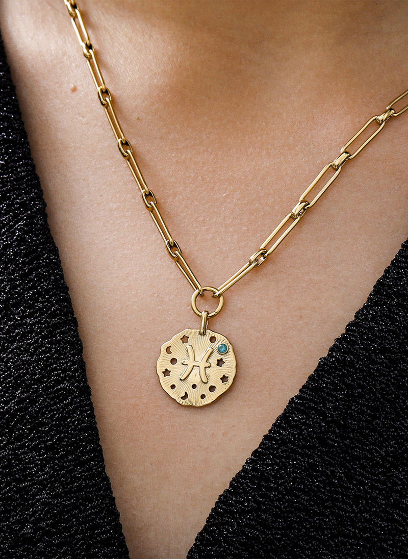 Collier chaîne Astro Poisson
