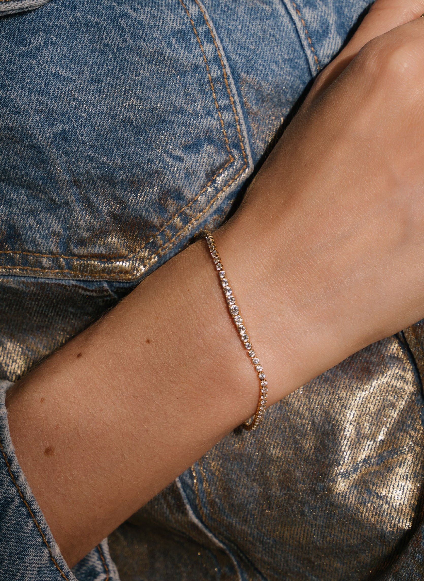 Bracelet chaîne Sahana Étoilée