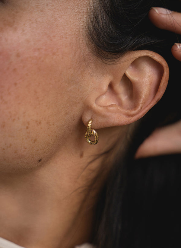 Drop earrings Saturne